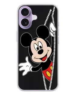 Чехол для iPhone 17 с картинкой «Микки раздвигает стены»