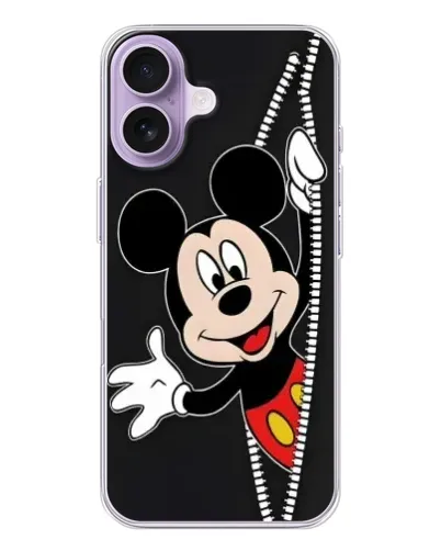 Чехол для iPhone 17 с картинкой «Микки раздвигает стены»