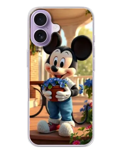 Чехол для iPhone 17 с картинкой «Микки садовод»