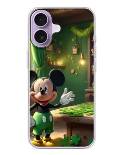 Чехол для iPhone 17 с картинкой «Микки в мастерской»