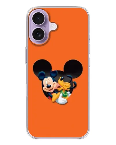 Чехол для iPhone 17 с картинкой «Сердце Микки Минни»