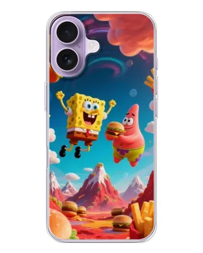 Чехол для iPhone 17 с картинкой «Космический фастфуд» Чехол для iPhone 17 с картинкой «Космический фастфуд»