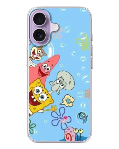 Чехол для iPhone 17 с картинкой «Веселые пузырьки» Чехол для iPhone 17 с картинкой «Веселые пузырьки»