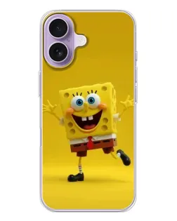 Чехол для iPhone 17 с картинкой «Позитивный Губка Боб»