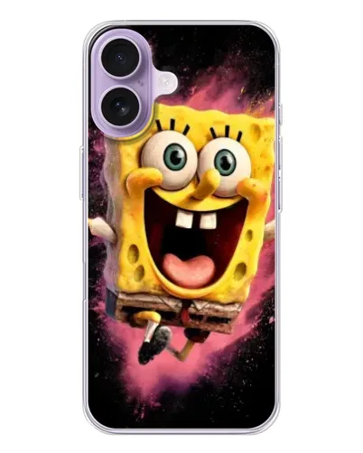 Чехол для iPhone 17 с картинкой «Взрывной Спанч Боб» Чехол для iPhone 17 с картинкой «Взрывной Спанч Боб»