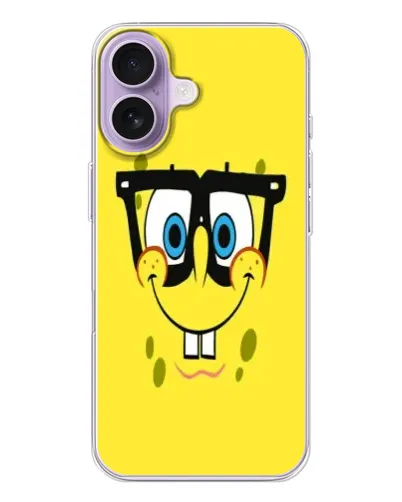 Чехол для iPhone 17 с картинкой «Минималистичный Спанч Боб» Чехол для iPhone 17 с картинкой «Минималистичный Спанч Боб»