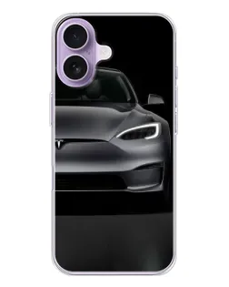 Чехол для iPhone 17 с картинкой «Tesla Model S Look» Чехол для iPhone 17 с картинкой «Tesla Model S Look»