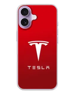 Чехол для iPhone 17 с картинкой «Tesla Red Classic»
