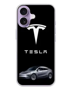 Чехол для iPhone 17 с картинкой «Tesla Model Y»