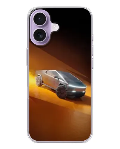 Чехол для iPhone 17 с картинкой «Cybertruck в пустыне»