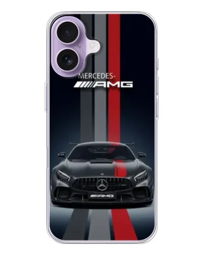 Чехол для iPhone 17 с картинкой «Mercedes — белый карбон» Чехол для iPhone 17 с картинкой «Mercedes — белый карбон»