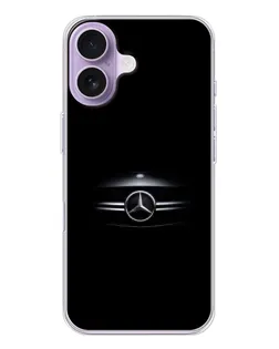 Чехол для iPhone 17 с картинкой «Mercedes — абстрактные линии»