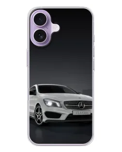 Чехол для iPhone 17 с картинкой «Mercedes AMG GT Silver»