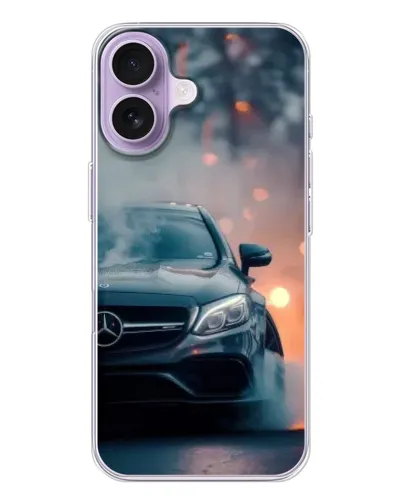 Чехол для iPhone 17 с картинкой «Mercedes — ночной город» Чехол для iPhone 17 с картинкой «Mercedes — ночной город»