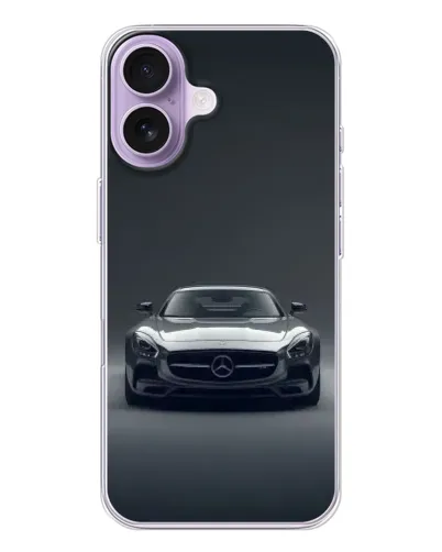 Чехол для iPhone 17 с картинкой «Mercedes на черном» Чехол для iPhone 17 с картинкой «Mercedes на черном»