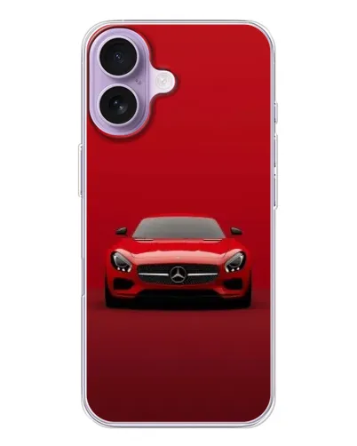 Чехол для iPhone 17 с картинкой «Красный Mercedes AMG» Чехол для iPhone 17 с картинкой «Красный Mercedes AMG»
