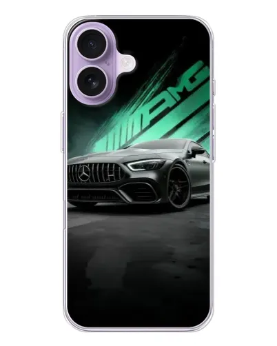 Чехол для iPhone 17 с картинкой «Темный Mercedes AMG» Чехол для iPhone 17 с картинкой «Темный Mercedes AMG»