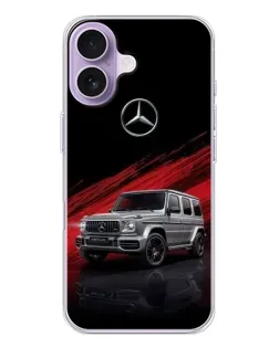 Чехол для iPhone 17 с картинкой «Mercedes G-Class красный»