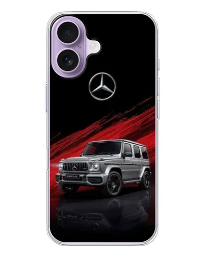 Чехол для iPhone 17 с картинкой «Mercedes G-Class красный» Чехол для iPhone 17 с картинкой «Mercedes G-Class красный»