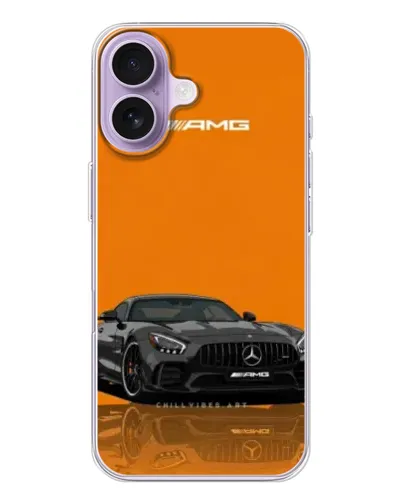 Чехол для iPhone 17 с картинкой «Оранжевый Mercedes AMG» Чехол для iPhone 17 с картинкой «Оранжевый Mercedes AMG»