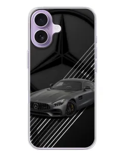 Чехол для iPhone 17 с картинкой «Mercedes AMG — графика»