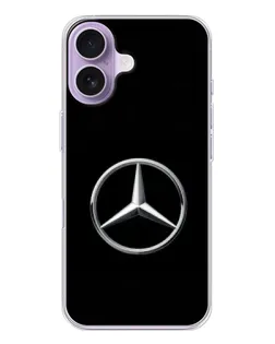 Чехол для iPhone 17 с картинкой «Mercedes классический лого»