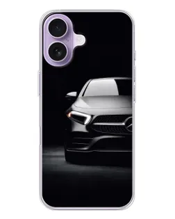 Чехол для iPhone 17 с картинкой «Свет фар Mercedes»