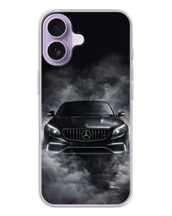 Чехол для iPhone 17 с картинкой «Mercedes в дыму»