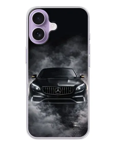 Чехол для iPhone 17 с картинкой «Mercedes в дыму» Чехол для iPhone 17 с картинкой «Mercedes в дыму»