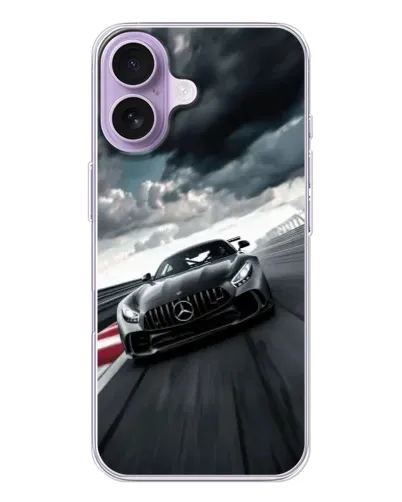 Чехол для iPhone 17 с картинкой «Гоночный Mercedes AMG» Чехол для iPhone 17 с картинкой «Гоночный Mercedes AMG»