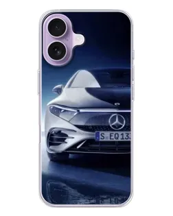 Чехол для iPhone 17 с картинкой «Mercedes EQ — будущее»