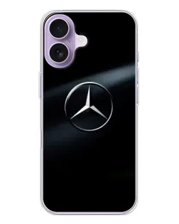 Чехол для iPhone 17 с картинкой «Mercedes на металле» Чехол для iPhone 17 с картинкой «Mercedes на металле»