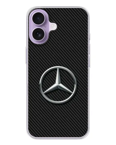 Чехол для iPhone 17 с картинкой «Карбоновый Mercedes стиль» Чехол для iPhone 17 с картинкой «Карбоновый Mercedes стиль»