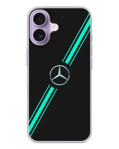 Чехол для iPhone 17 с картинкой «Спортивные линии Mercedes» Чехол для iPhone 17 с картинкой «Спортивные линии Mercedes»