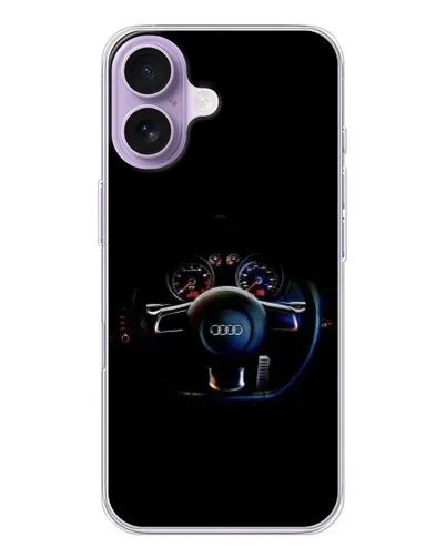 Чехол для iPhone 17 с картинкой «Салон Audi — руль» Чехол для iPhone 17 с картинкой «Салон Audi — руль»