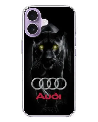 Чехол для iPhone 17 с картинкой «Пантера и Audi» Чехол для iPhone 17 с картинкой «Пантера и Audi»