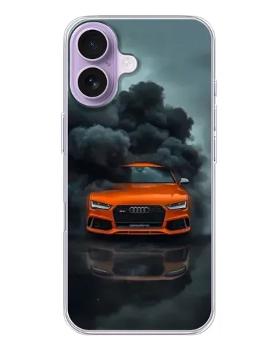 Чехол для iPhone 17 с картинкой «Audi в облаках дыма» Чехол для iPhone 17 с картинкой «Audi в облаках дыма»