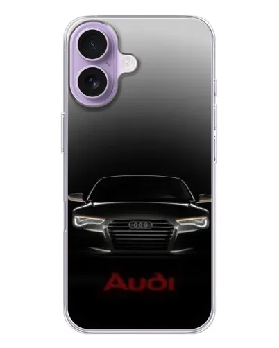 Чехол для iPhone 17 с картинкой «Audi — градиентный контур» Чехол для iPhone 17 с картинкой «Audi — градиентный контур»