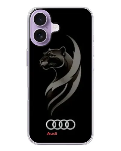 Чехол для iPhone 17 с картинкой «Графика — пантера и Audi» Чехол для iPhone 17 с картинкой «Графика — пантера и Audi»