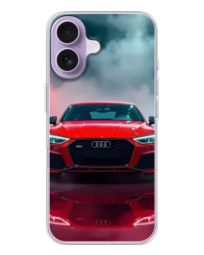 Чехол для iPhone 17 с картинкой «Audi RS — красный стиль» Чехол для iPhone 17 с картинкой «Audi RS — красный стиль»