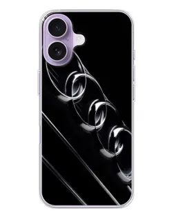 Чехол для iPhone 17 с картинкой «Audi — абстрактные кольца»