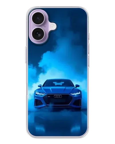 Чехол для iPhone 17 с картинкой «Audi — голубая энергия» Чехол для iPhone 17 с картинкой «Audi — голубая энергия»
