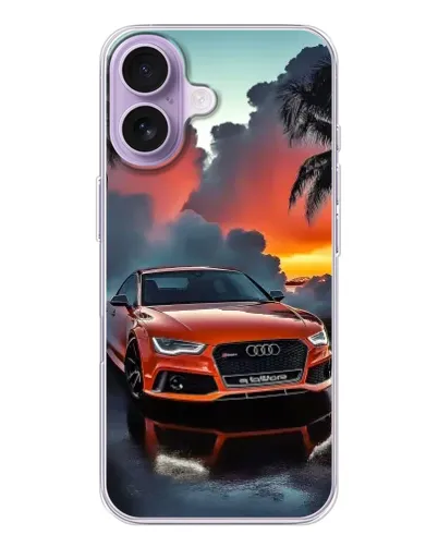 Чехол для iPhone 17 с картинкой «Audi — закат» Чехол для iPhone 17 с картинкой «Audi — закат»