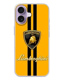 Чехол для iPhone 17 с картинкой «Lamborghini Stripe желтый» Чехол для iPhone 17 с картинкой «Lamborghini Stripe желтый»