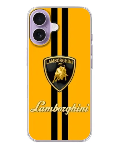 Чехол для iPhone 17 с картинкой «Lamborghini Stripe желтый» Чехол для iPhone 17 с картинкой «Lamborghini Stripe желтый»