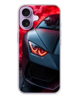 Чехол для iPhone 17 с картинкой «Lamborghini красное сияние»