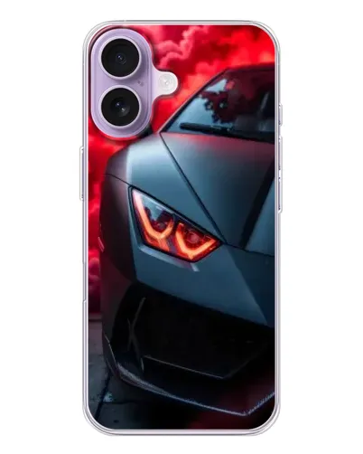 Чехол для iPhone 17 с картинкой «Lamborghini красное сияние» Чехол для iPhone 17 с картинкой «Lamborghini красное сияние»