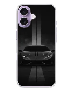 Чехол для iPhone 17 с картинкой «Lamborghini симметрия дорог»