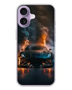 Чехол для iPhone 17 с картинкой «Lamborghini дымная эстетика»