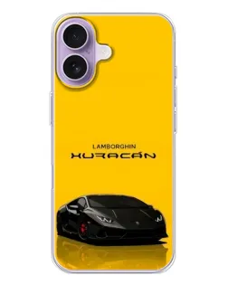 Чехол для iPhone 17 с картинкой «Lamborghini Huracan черный»